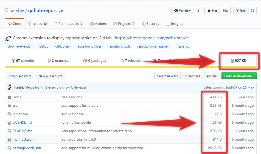 GitHub Repository Size