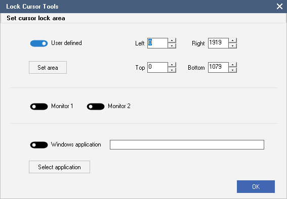 Lock Cursor Tools