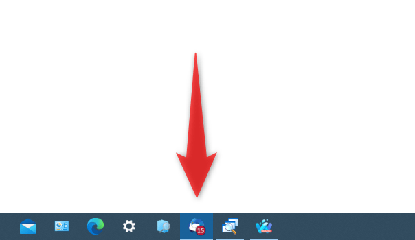 Windows Taskbar Unread Badge