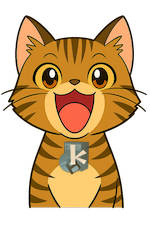 目と口を開けた画像