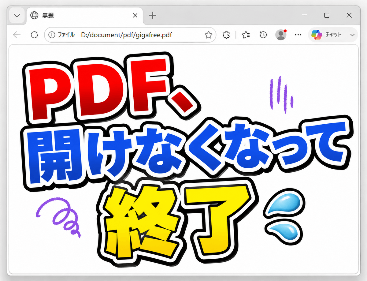 Microsoft Edge や Google Chrome で、PDF が開けなくなった時に確認する項目